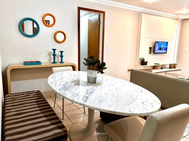 Guarapari pé na areia 3Q Ed. Fram Tower frente Praia Morro 2vgs