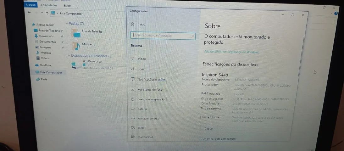 Notebook Dell i5 + Men 8GB e HD 500GB - Foto 3