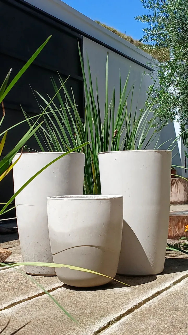Vasos de plantas modernos para jardim