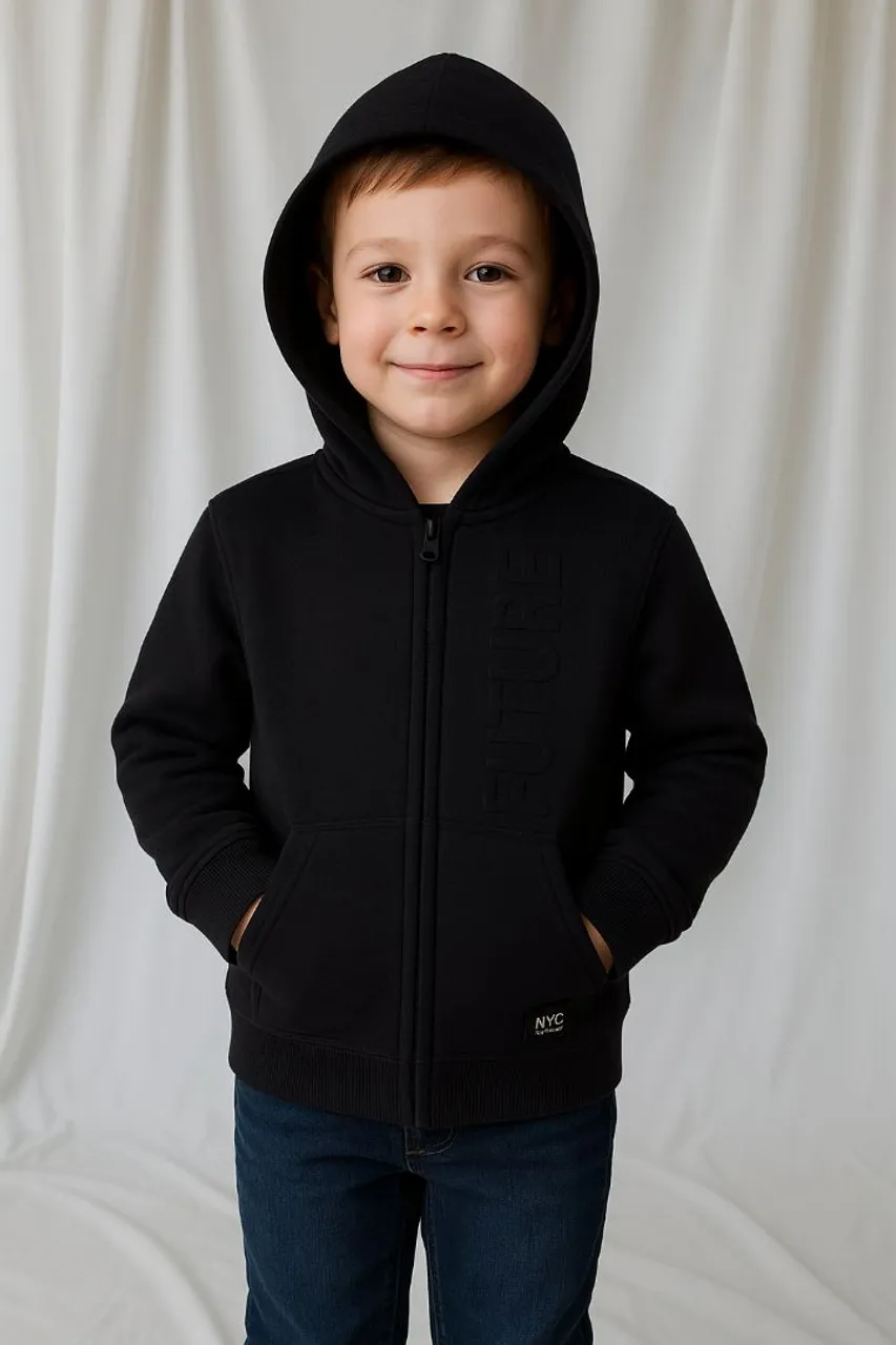 Casaco de Moletom Masculino com Capuz Tamanho 6 anos