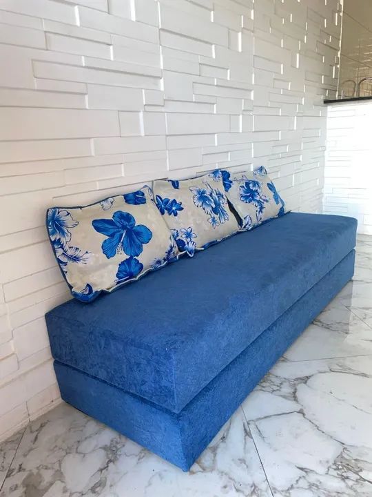 Sofá Cama 3 Lugares - Foto 2