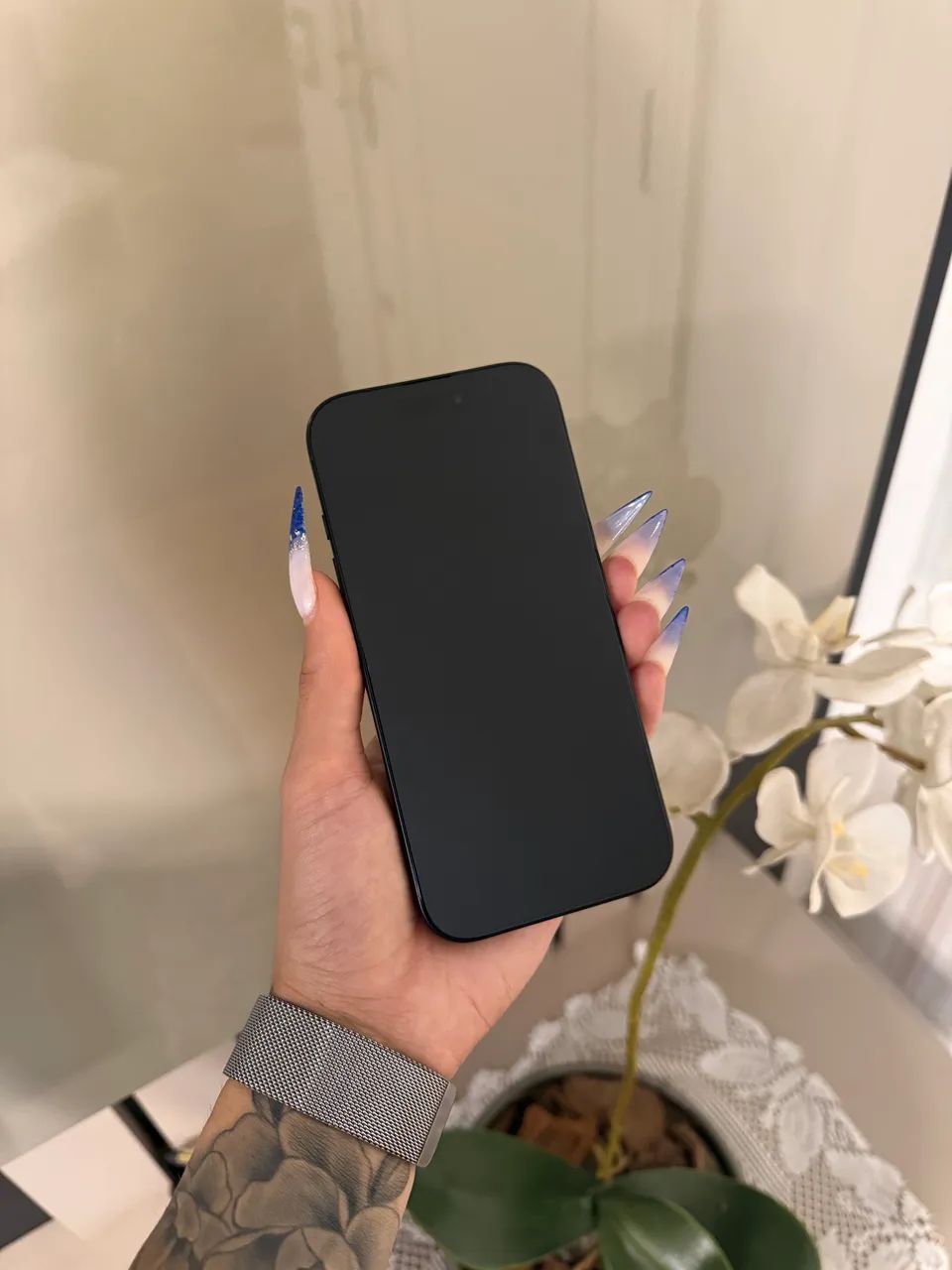 iPhone 16 Pro 128gb Titânio Preto - Foto 5