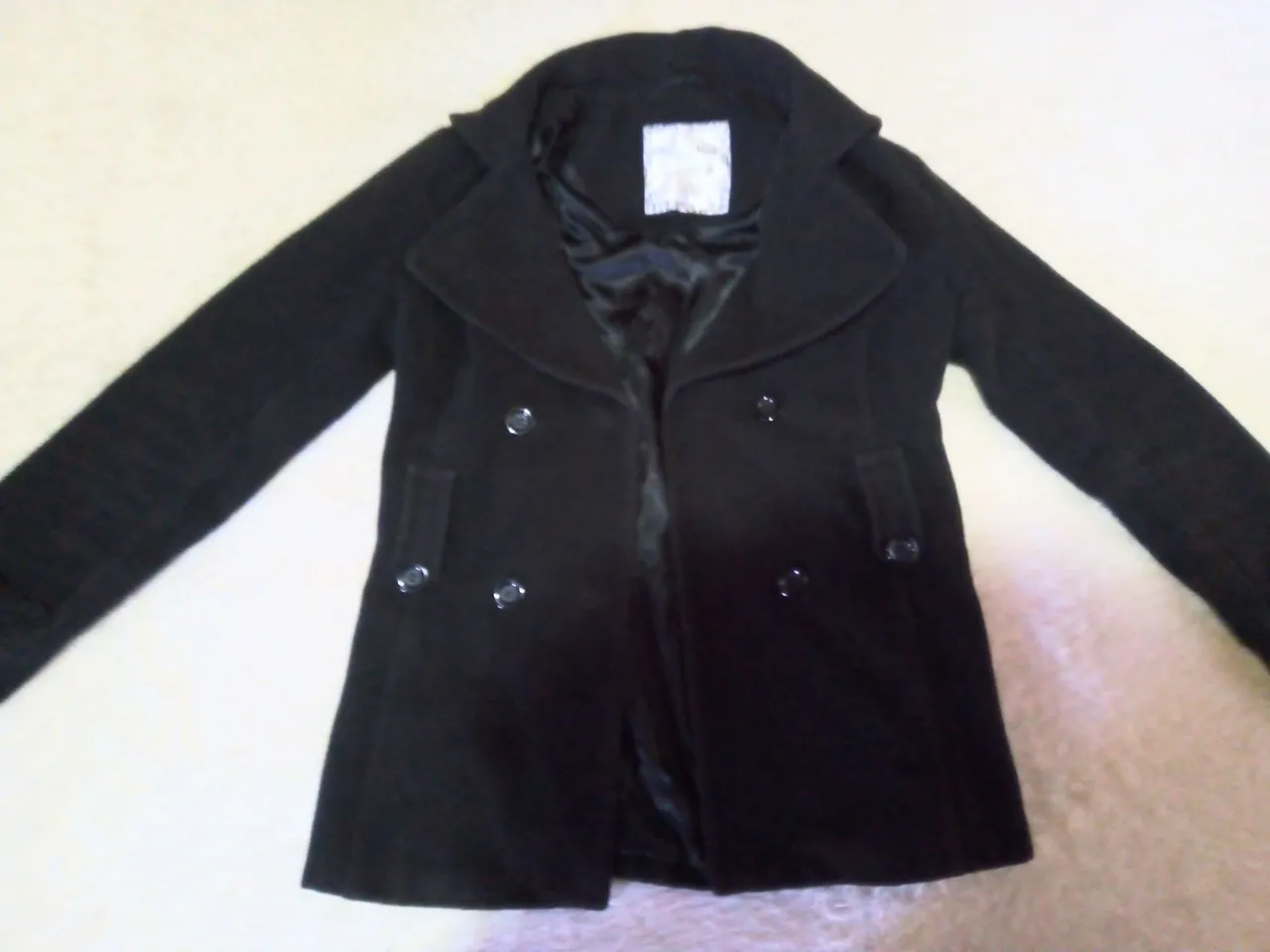 Casaco preto elegante