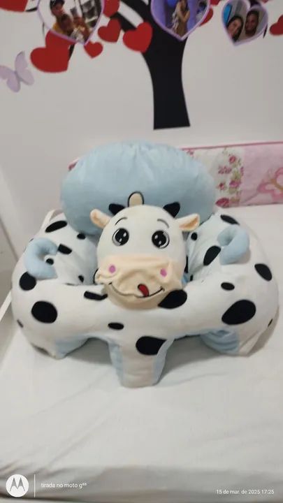 Poltrona de Pelúcia Vaca - Brinquedo para Crianças - Foto 3