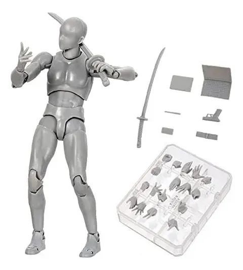 Figuras De Ação Body-kun Dx E Body-chan Dx Pvc Sh Model - Foto 2