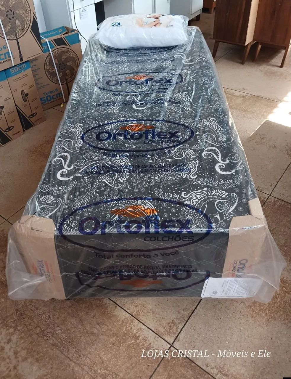Cama Solteiro Ortoflex - Novo  - Foto 4