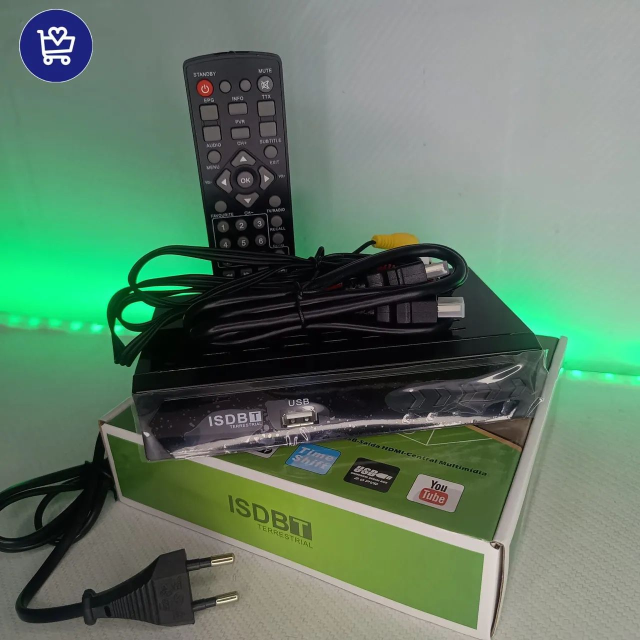 Set Top Box Conversor Digital ISDBT Full HD - Foto 4