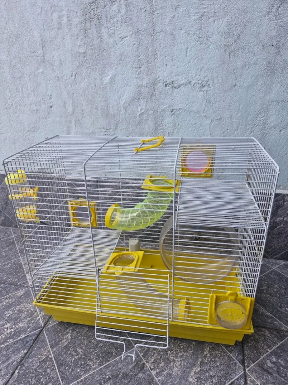 Gaiola para Roedores - Amarela - Foto 5