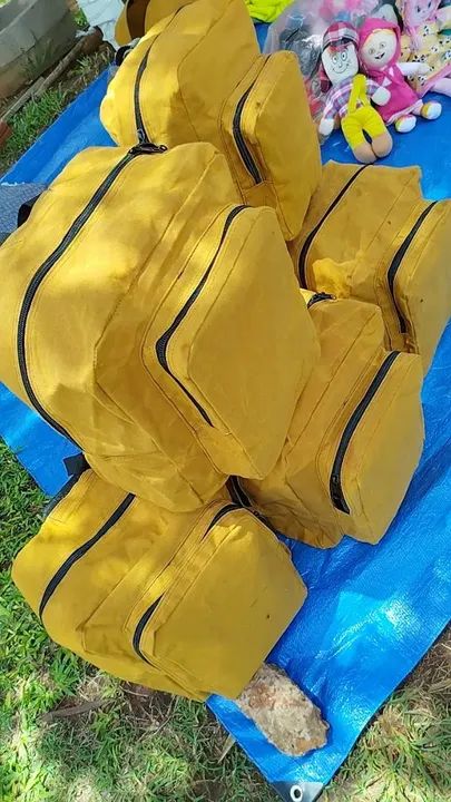 Mochilas de Lona de caminhão.