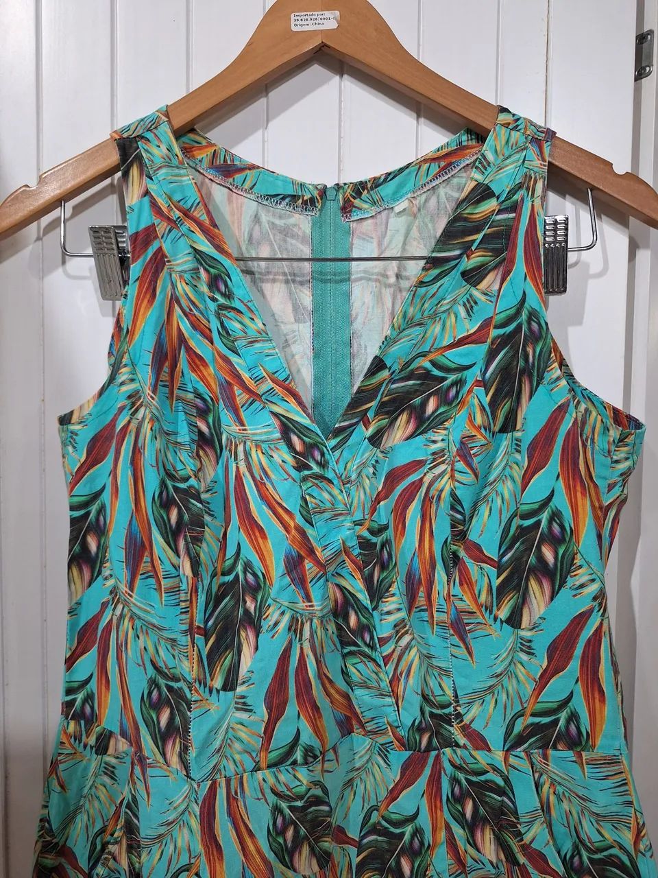 Vestido casual folhas  - Foto 2