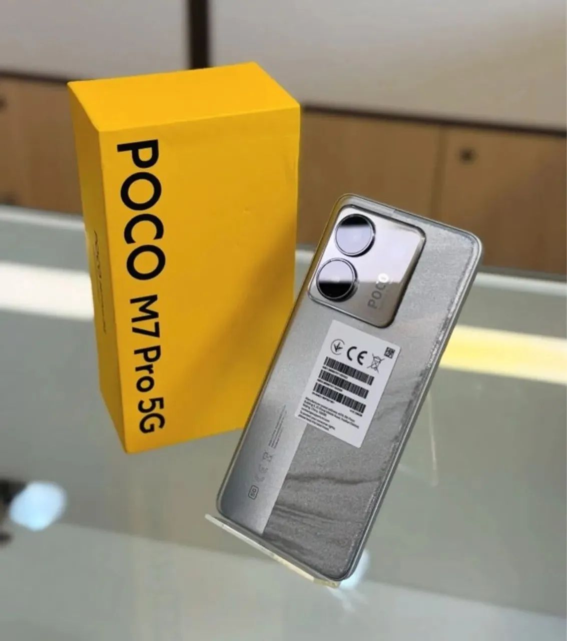 Celular Xiaomi Poco M7 Pro 5G Memoria de 8GB 256GB Dual Chip Com NFC Global Entregamos