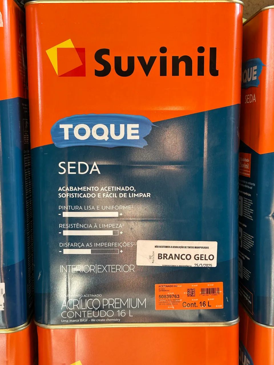 Tinta acetinada lavável  - Foto 3