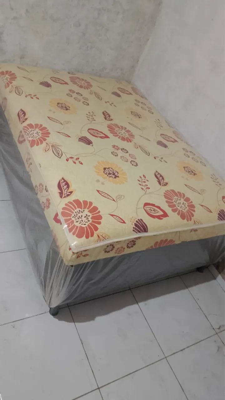 Cama de casal molas ensacadas 