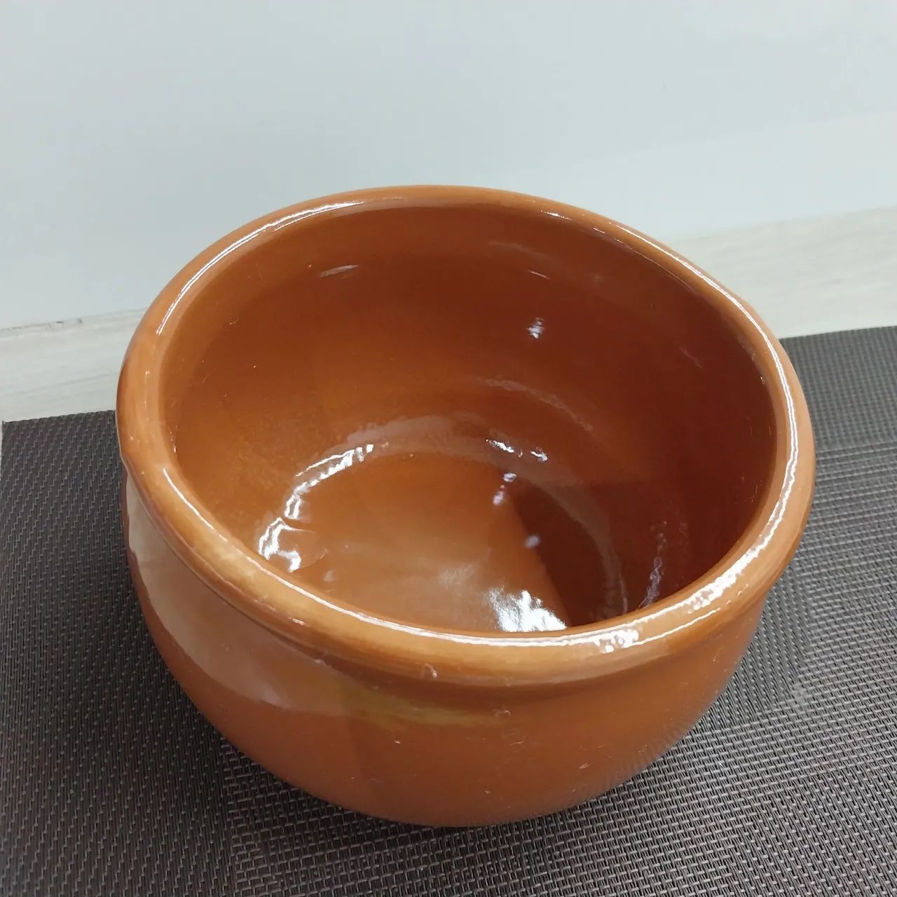 Tigela / bowl de Cerâmica Marrom Esmaltada - 14 cm de diâmetro <br> - Foto 5