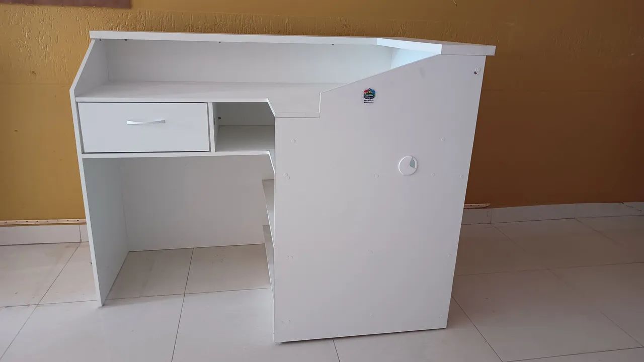 Balcão de atendimento/ recepção em MDF Branco - Foto 4