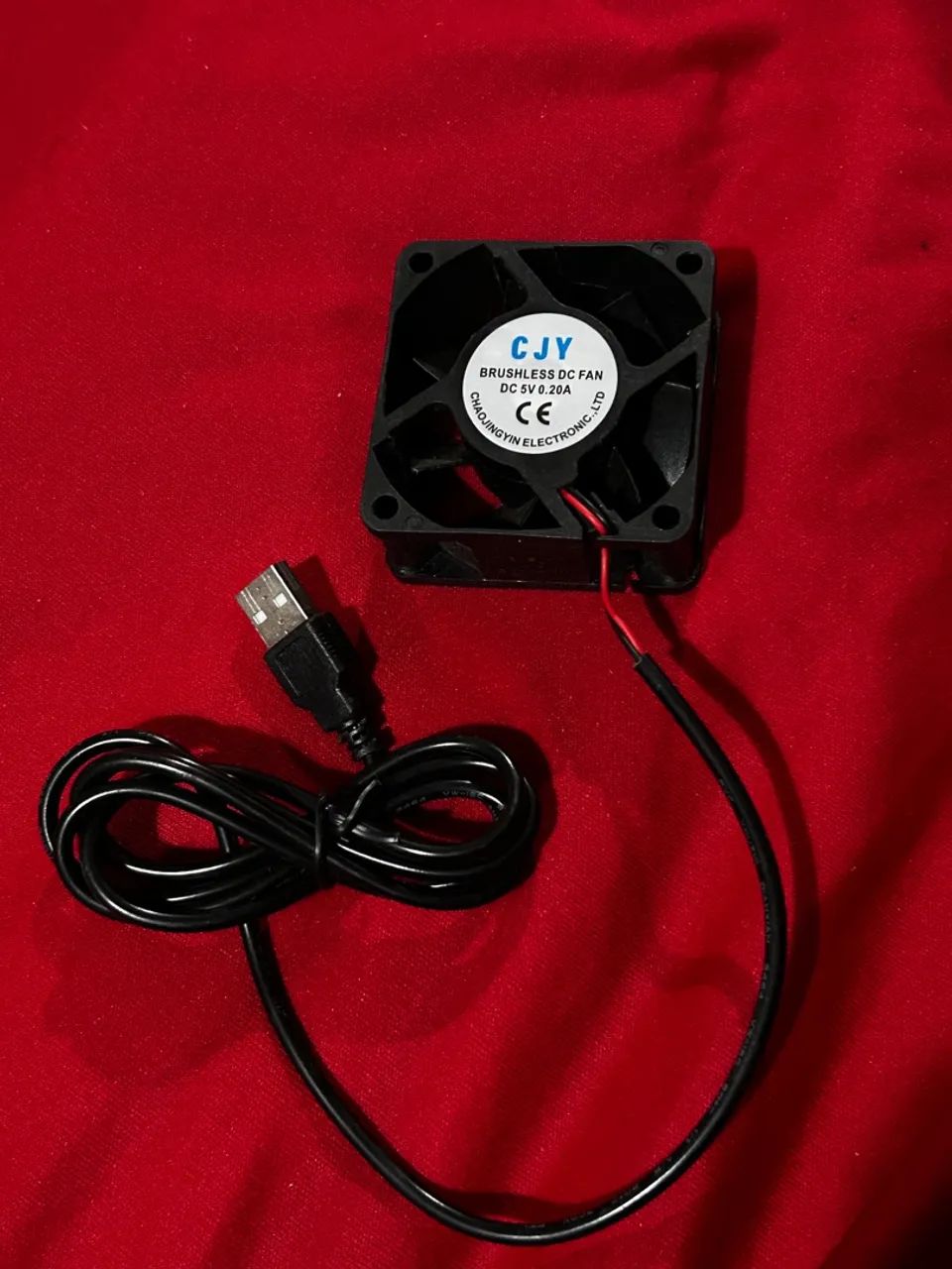 2 ventoinha USB para TV Box, computador, etc.