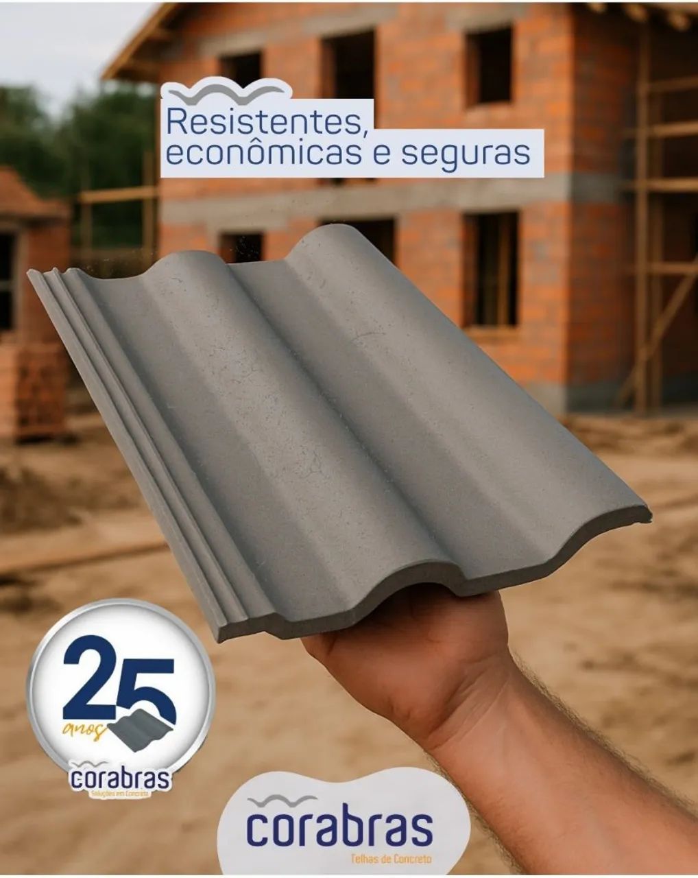 Telhas de Concreto Corabras Direto da Fábrica