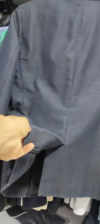 Blazer Zara Masculino Cor Grafite  - Foto 4
