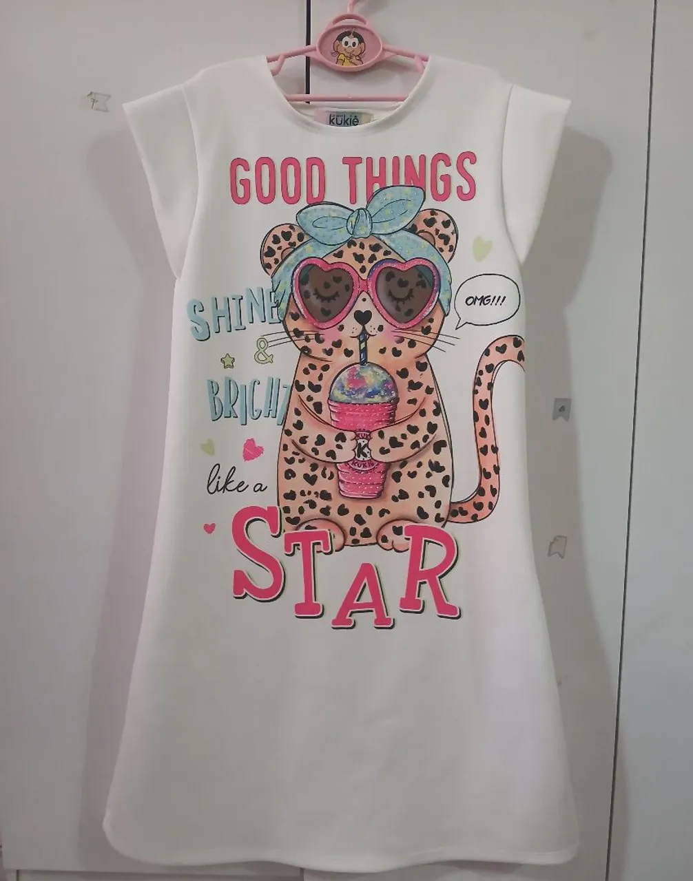 Vestido Infantil Estampado Good Things - Kukiê