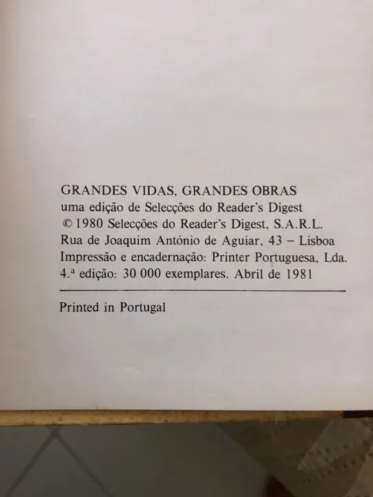 Livro Grandes vidas Grandes obras (Biografias famosas)  Selecções Reader?s Digest   - Foto 3