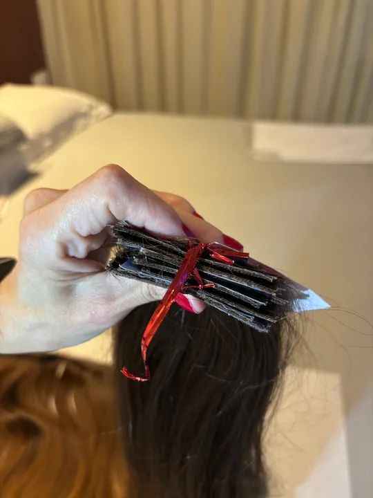 Mega Hair Cabelo Humano Natural Castanho Claro - Foto 4