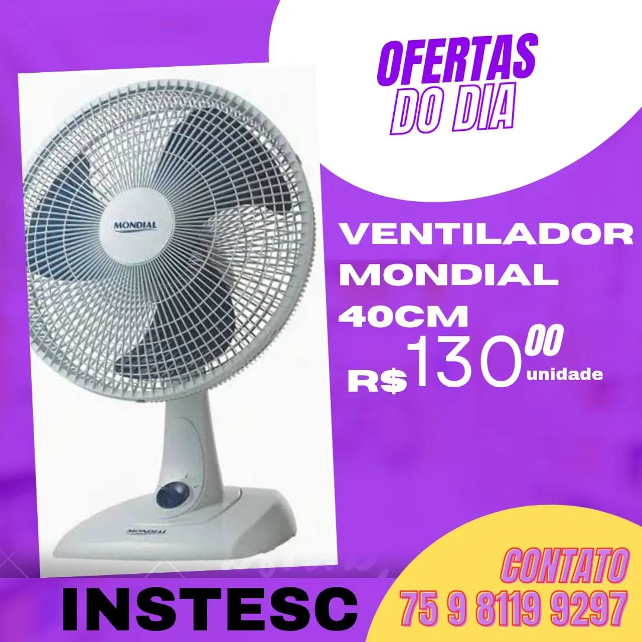 Vende-se um Ventilador 40cm 