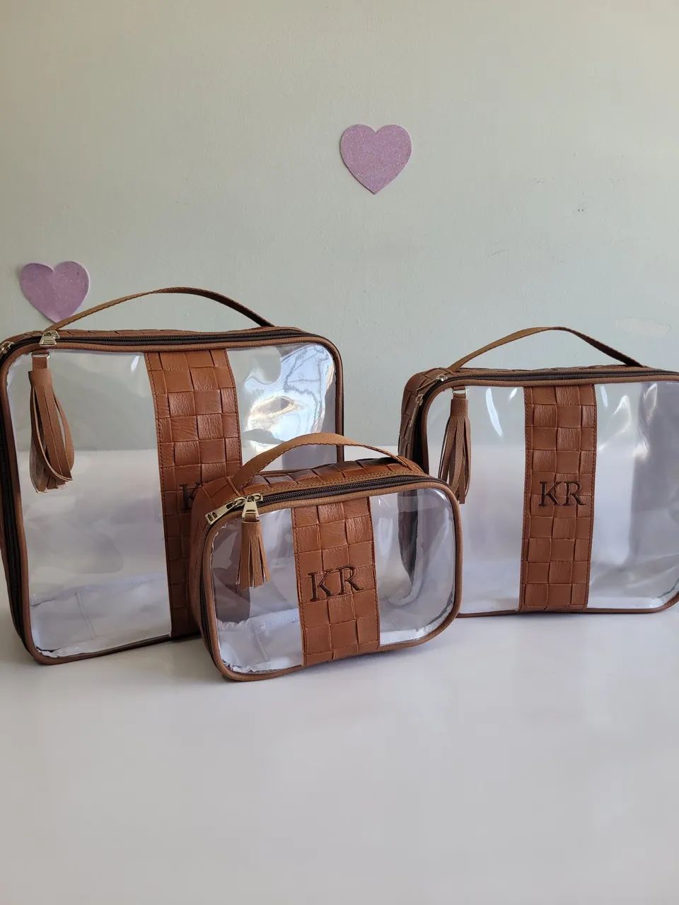 Kit de Necessaire de Viagem em Couro Personalizado