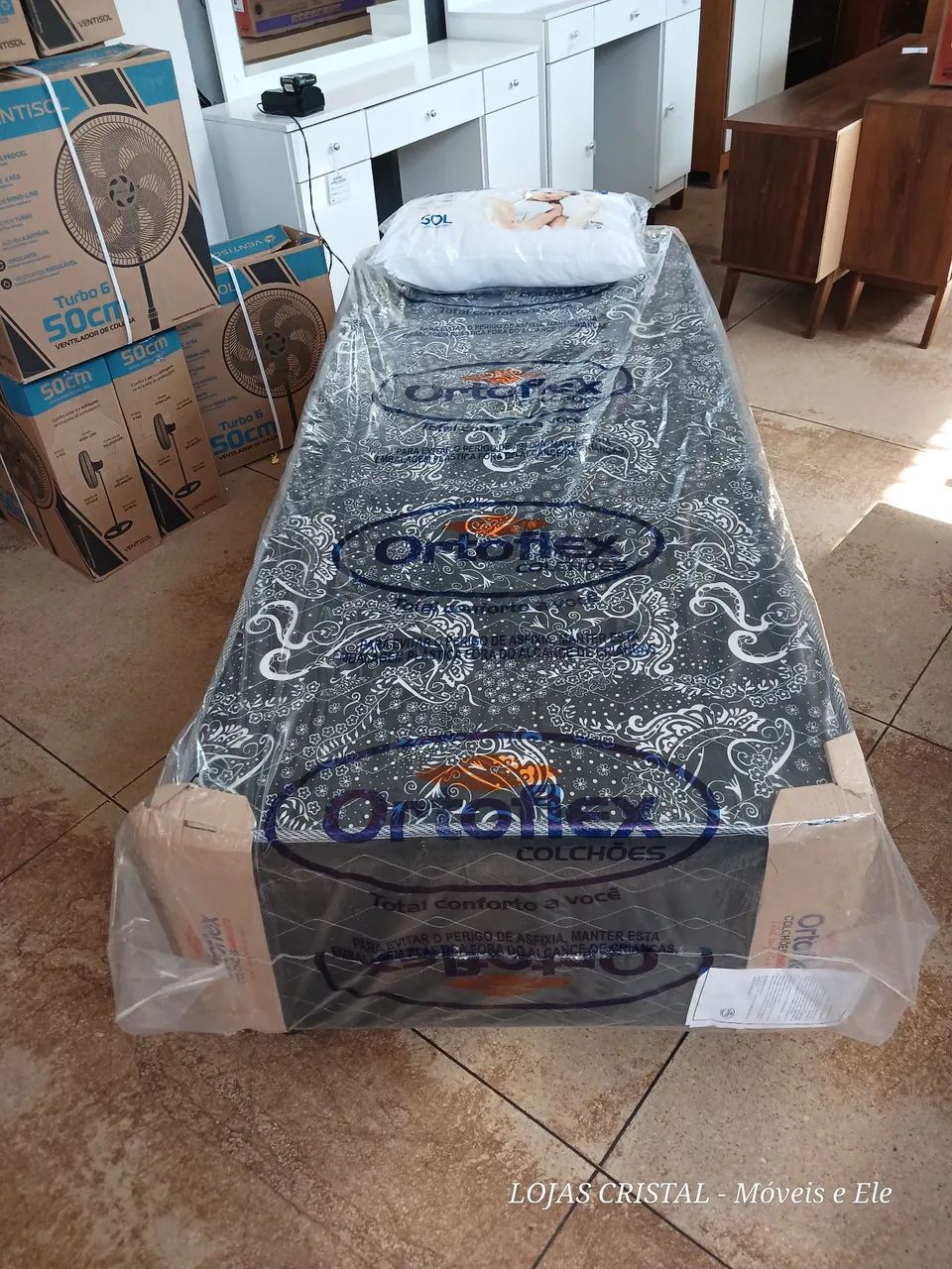 Cama Solteiro Ortoflex - Novo 