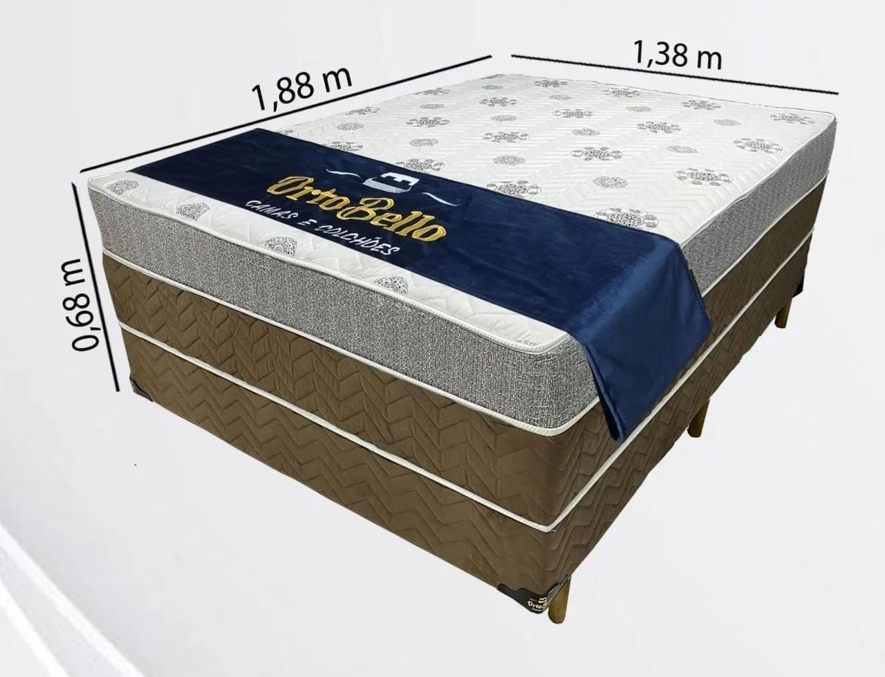 Cama Box Casal Molas Ensacadas  - Entrega Rápida 