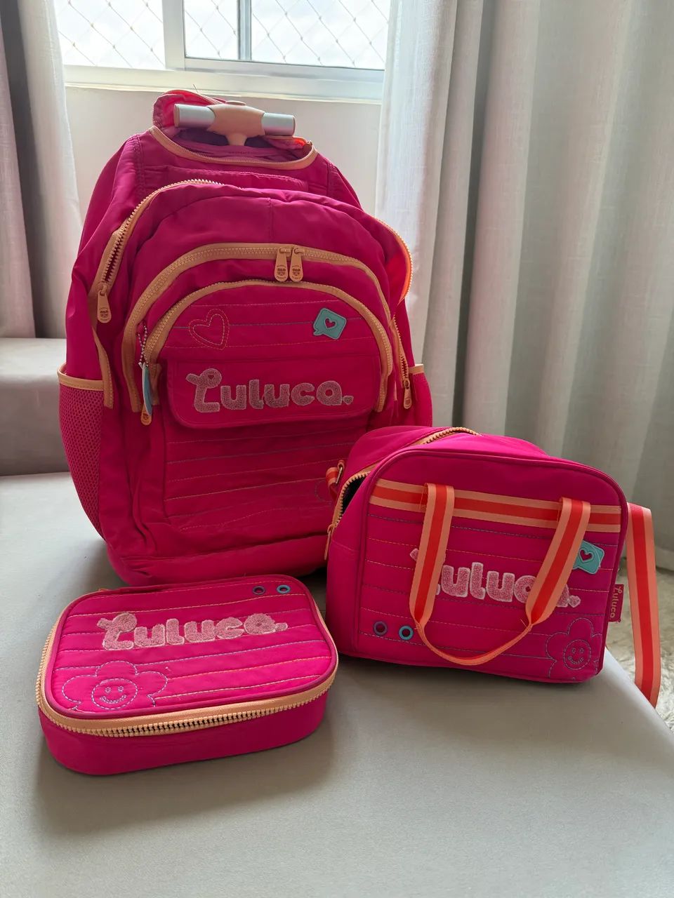 Mochila de rodinhas da Luluca Bolsas, malas e mochilas Setor