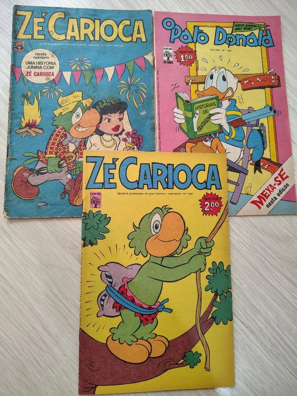 Gibis 'O Pato Donald' e Zé Carioca, históricos, anos 1970. - Foto 6