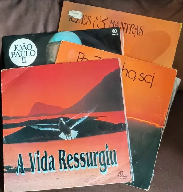 Lote 7 Lps Discos De Vinil Católicos Variados + 1 Lp Grátis - Foto 5