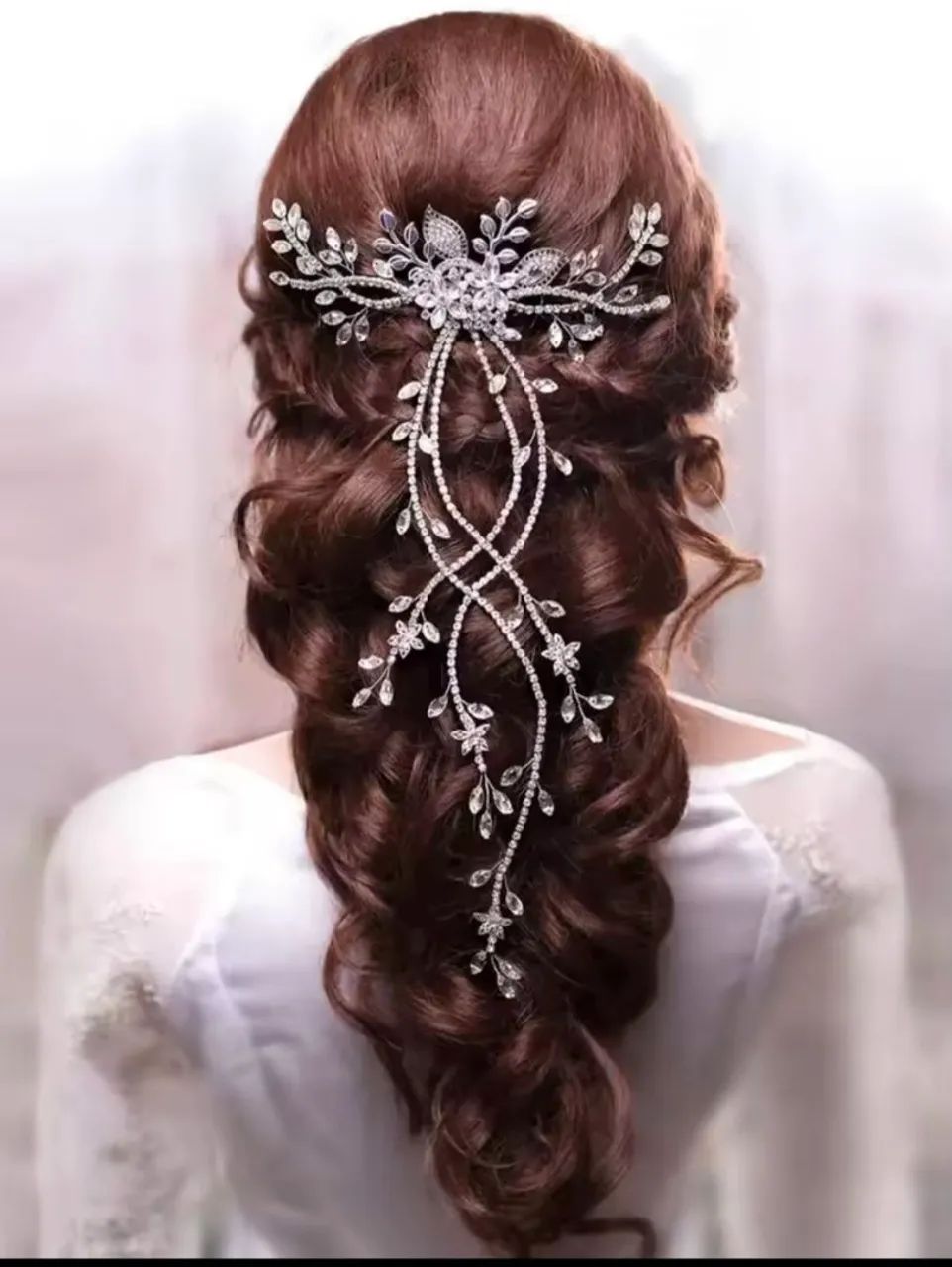 Presilha de Cabelo Sofisticada para Noivas, Madrinhas e Festas (Melhor Oferta)  - Foto 5