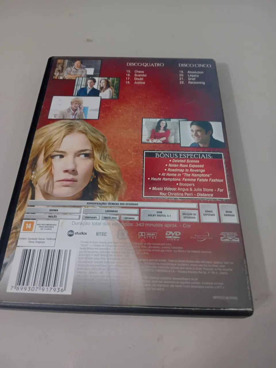 DVD Revenge A primeira Temporada Completa - Foto 5