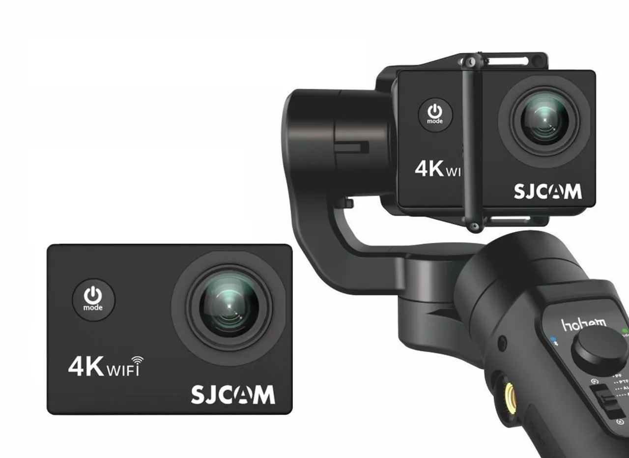 Câmera de Ação SJCAM 4K WiFi com Estabilizador Hohem(tudo novo)