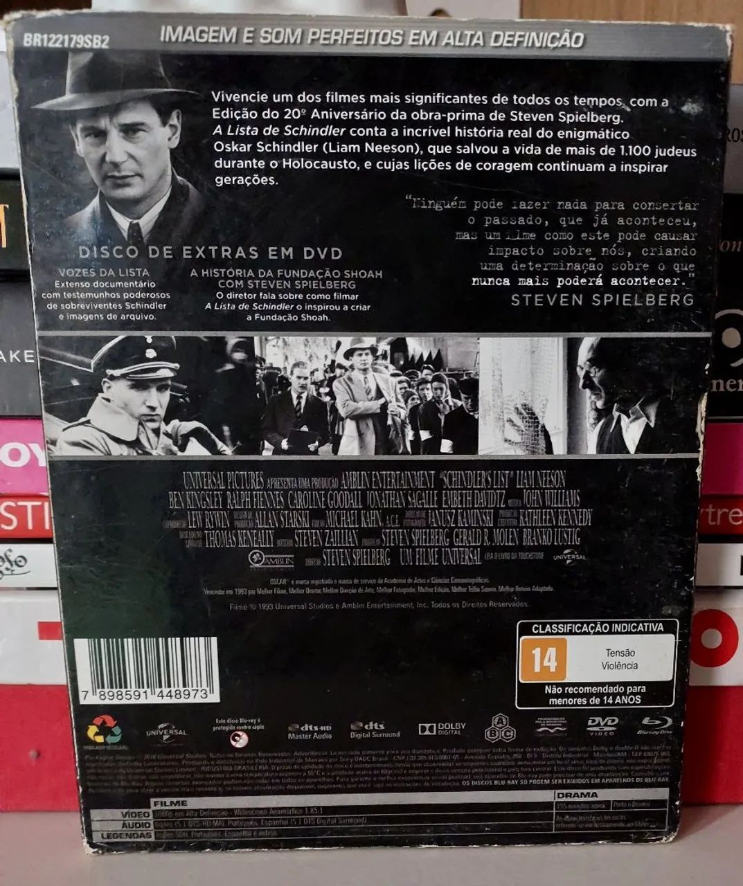 A Lista de Schindler - 20th Anniversary Edition Blu-Ray - Foto 2