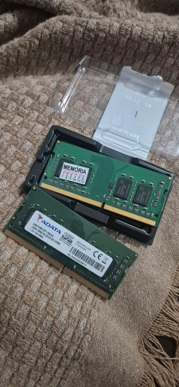 Memória RAM para notebook 8Gb DDR4