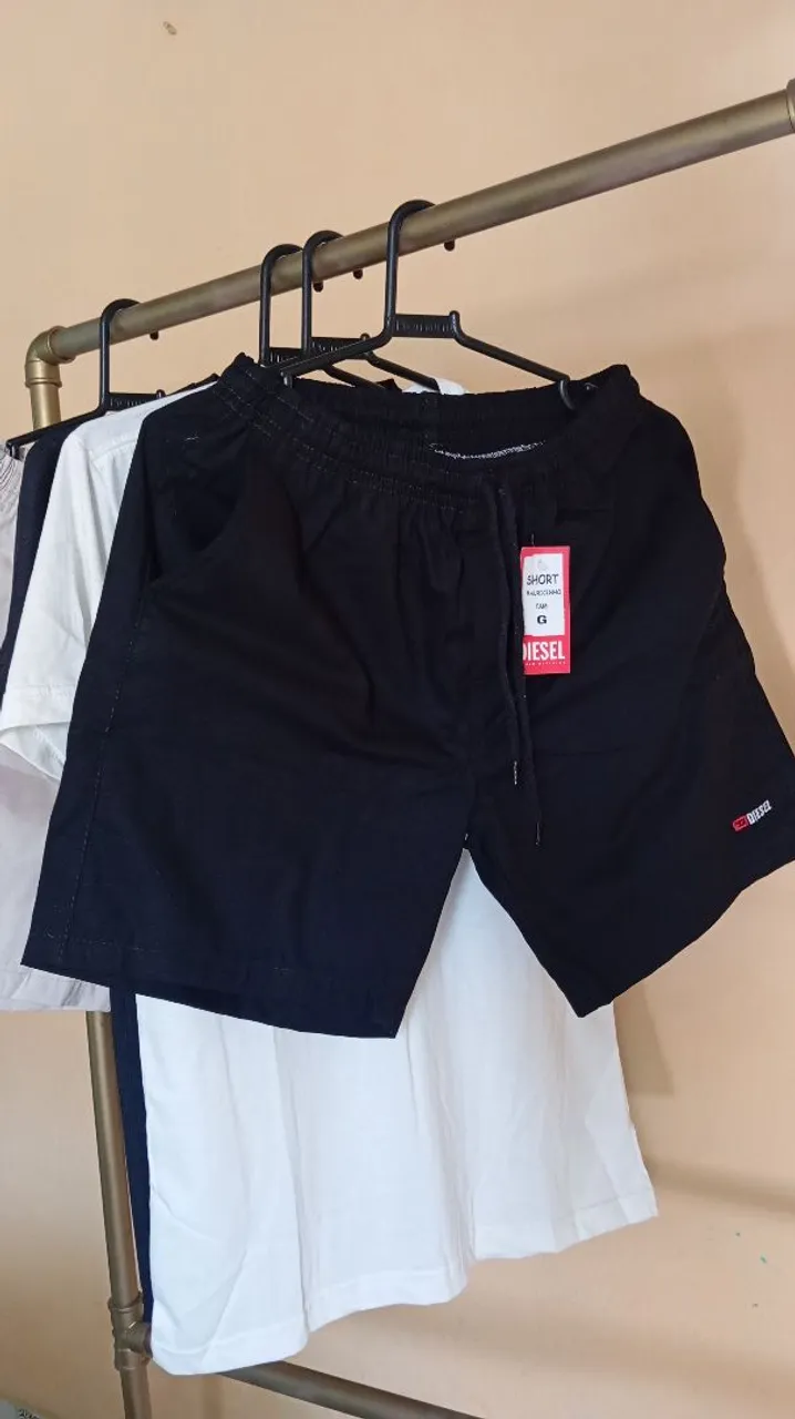 Short Diesel Preto