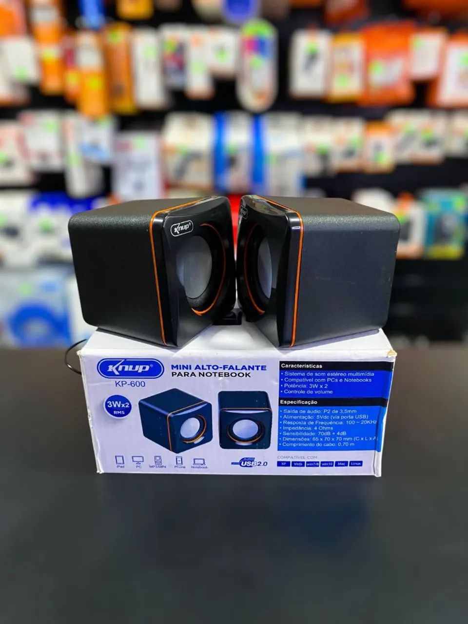 CAIXA DE SOM PARA PC KNUP KP-600 - Foto 2