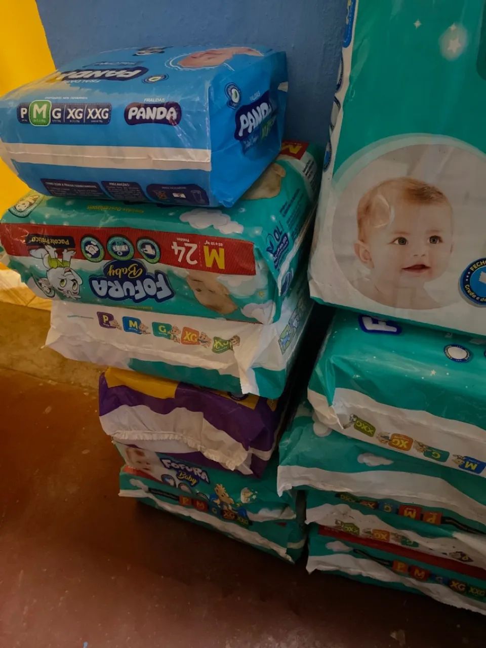 Fraldas Fofura Baby,Babysec, Cremer, Panda - Foto 3