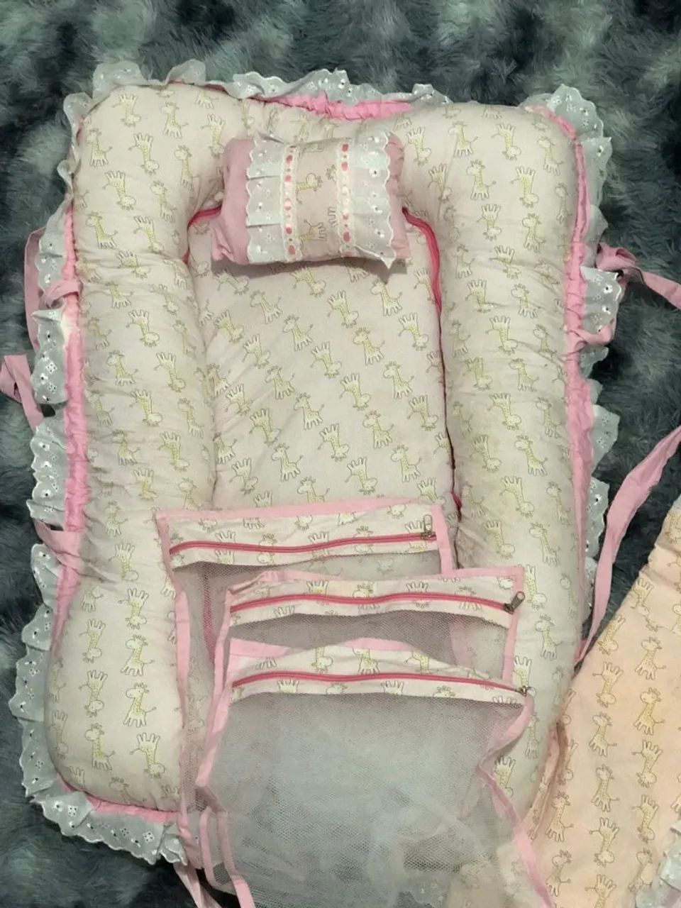 Berço Portátil para Bebê com ninho infantil GRATIS  - Foto 5