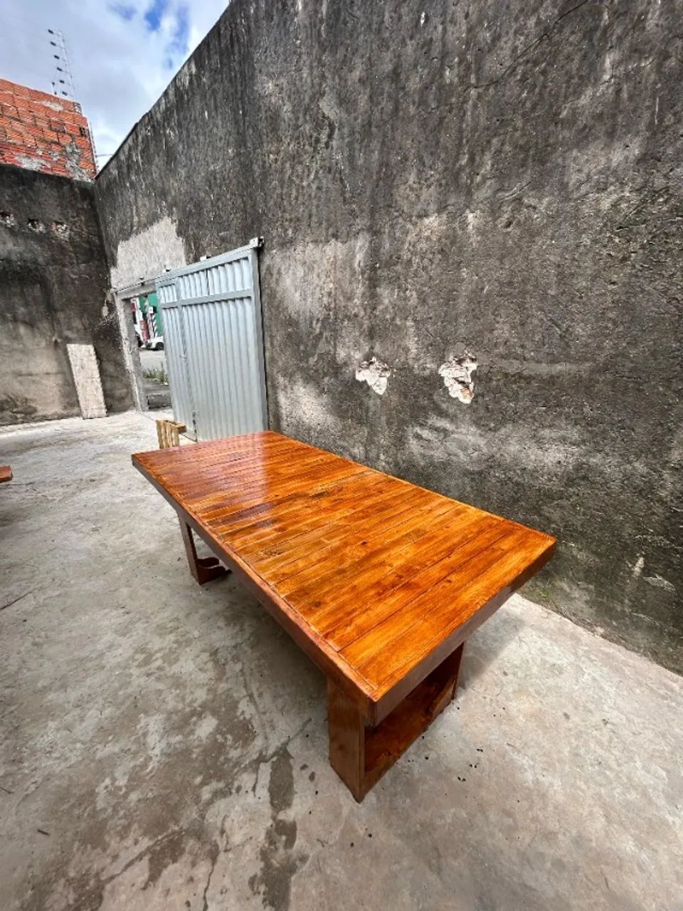 MESA DE JANTAR / MESA DE MADEIRA / MESA RÚSTICA / FEITO SOB ENCOMENDA  - Foto 5