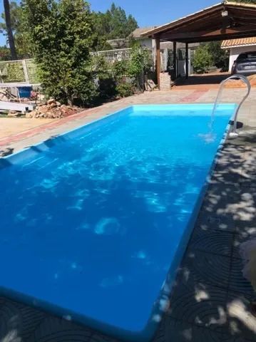 Piscina de fibra instalada 8 mts completa --