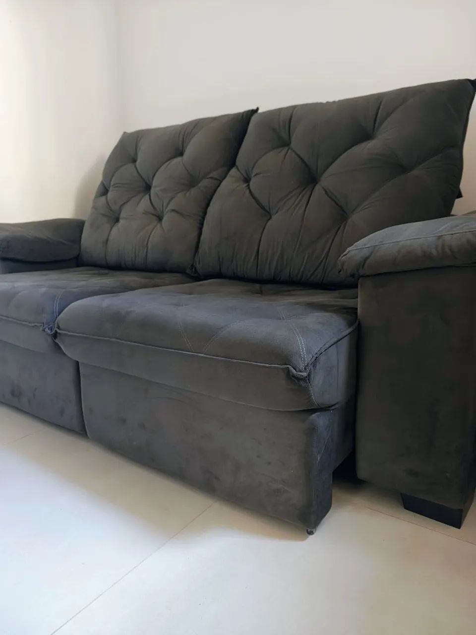 Sofá Retrátil e Reclinável 3 Lugares - Super Confortável!