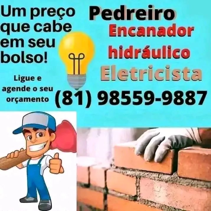Pedreiro e Encanador Hidráulico ?