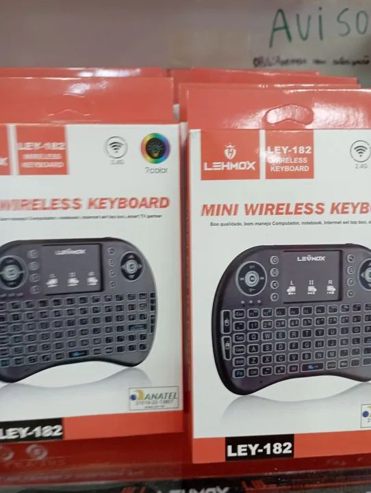 Mini Teclado Wireless Portátil Bluetooth Smart TV