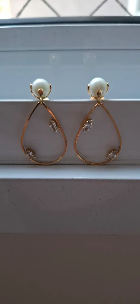 Brincos com Pérolas  - Foto 4