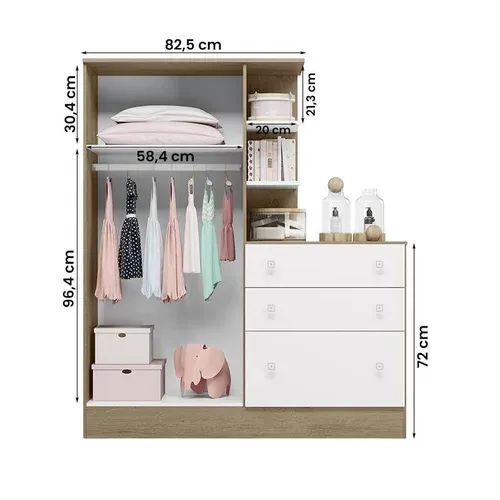 Quarto de Bebê Completo  Doce Sonho - Entrega e montagem grátis p/ Fortaleza - Foto 4