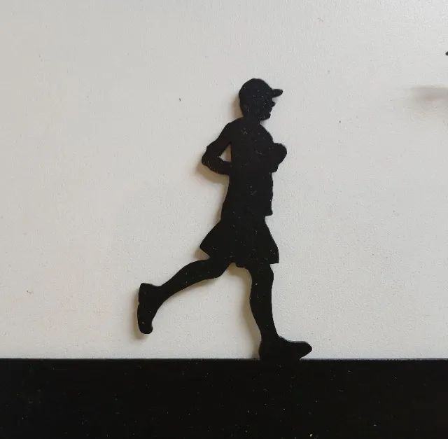 Porta-medalhas de Corrida Unissex 45 medalhas Suporte de Parede Sem furo Runner Run  - Foto 3