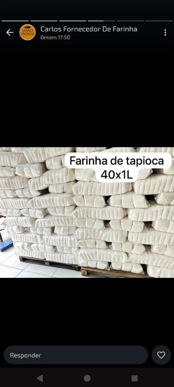 Farinha de Tapioca 40x1L